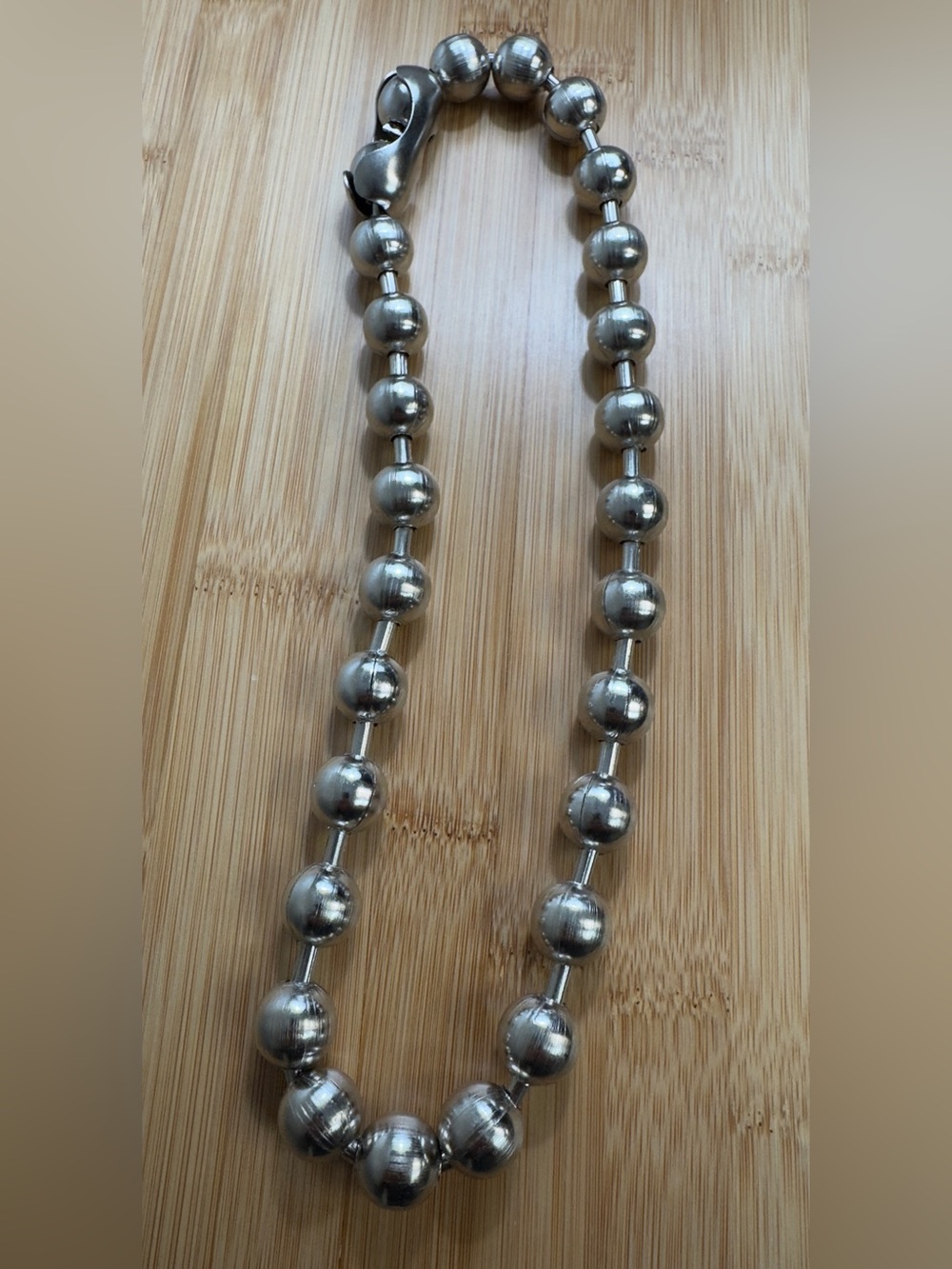 Chunky Metal Ball Chain Necklace